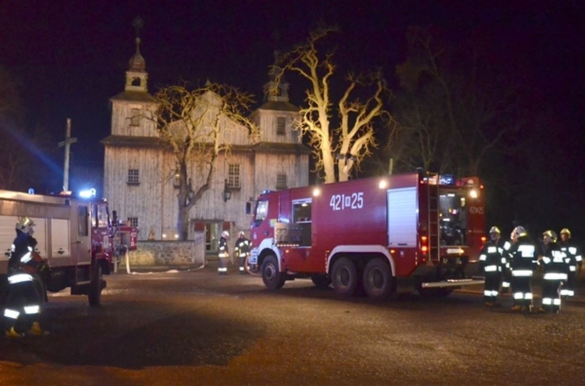 Pożar zabytkowego kościoła