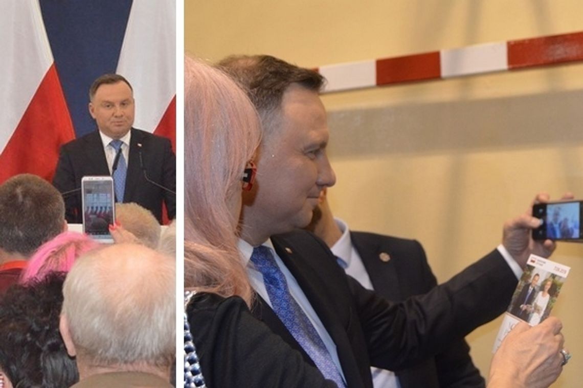 Prezydent Andrzej Duda z wizytą w Garwolinie