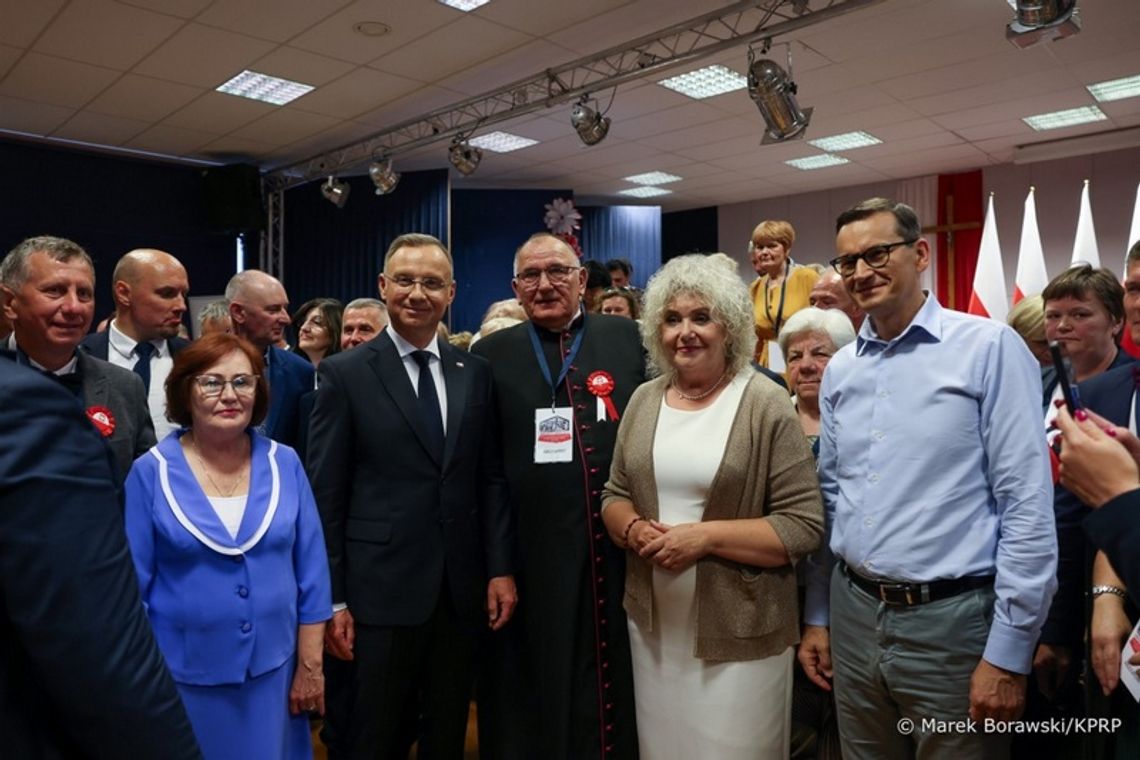 Prezydent Duda na uroczystościach w Miętnem