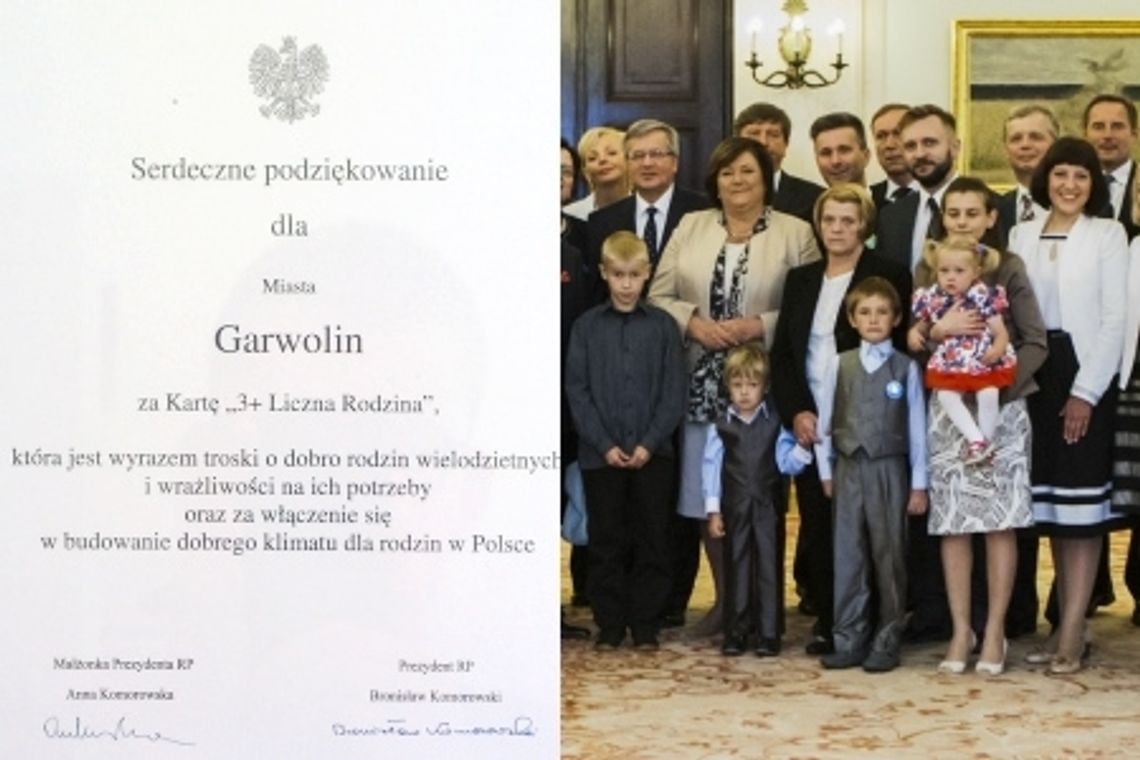 Prezydent gratuluje Garwolinowi