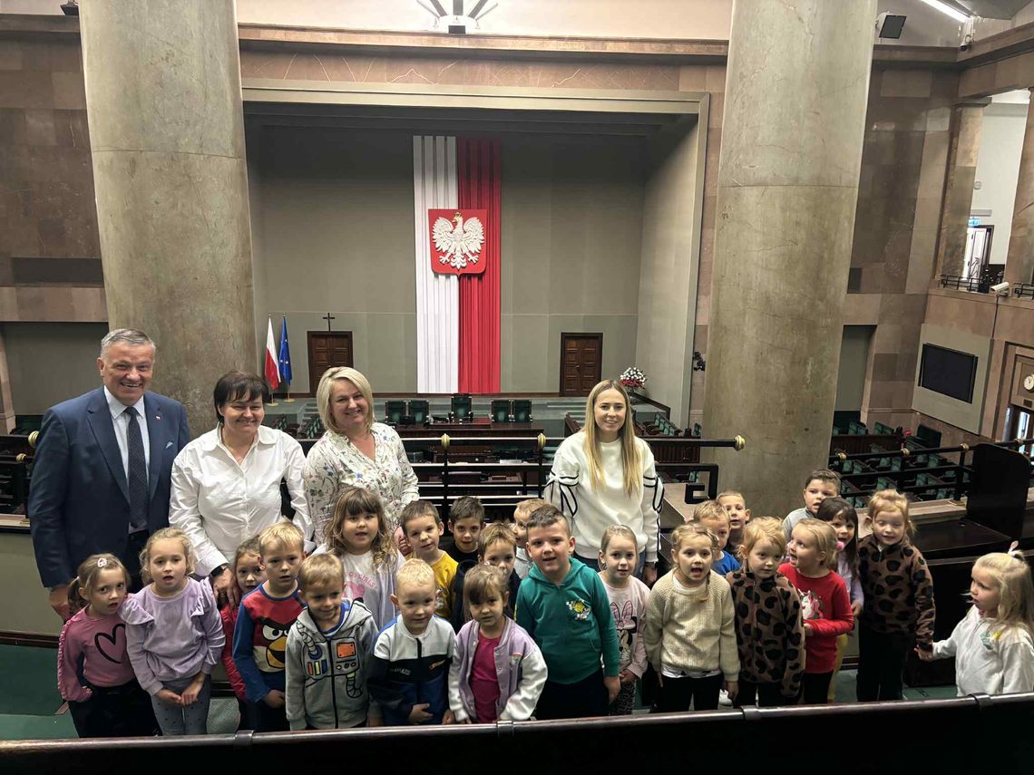 Przedszkolaki z Sobolewa odwiedziły Sejm RP