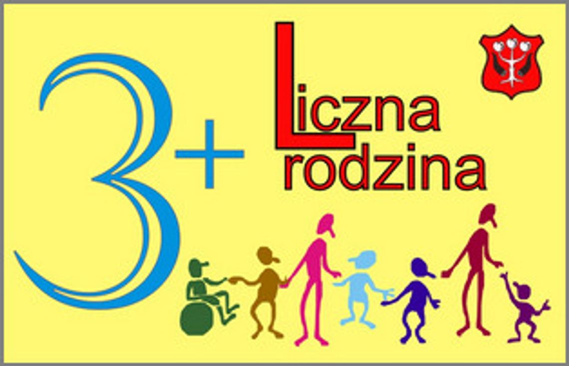 Przybywa uczestników programu "3+Liczna Rodzina"