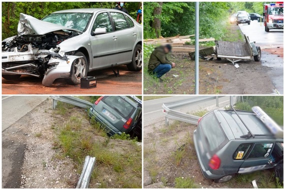 Przyczepka odczepiła się samochodu i uderzyła w inne auto