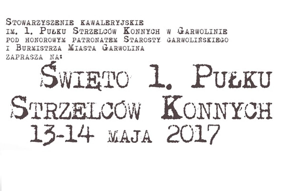 Pułkowe święto już w ten weekend