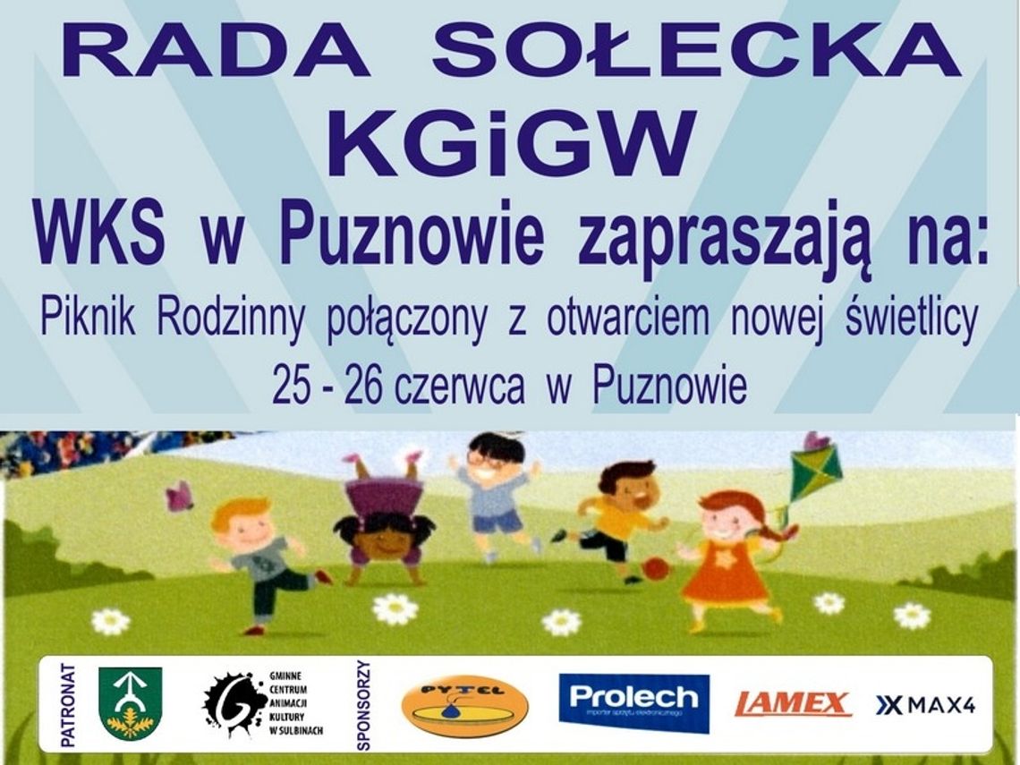 Puznów zaprasza do wspólnej zabawy!