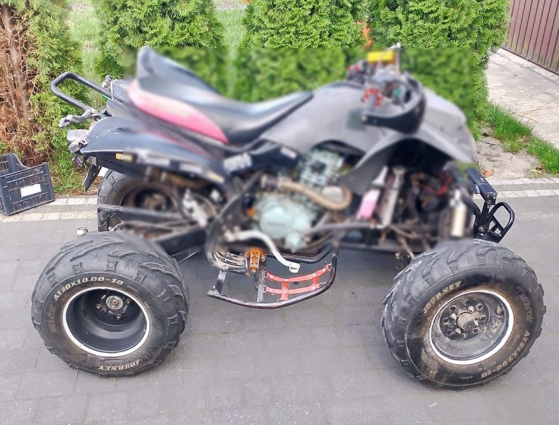 Quad koziołkował na łuku drogi. Nastolatek w poważnym stanie