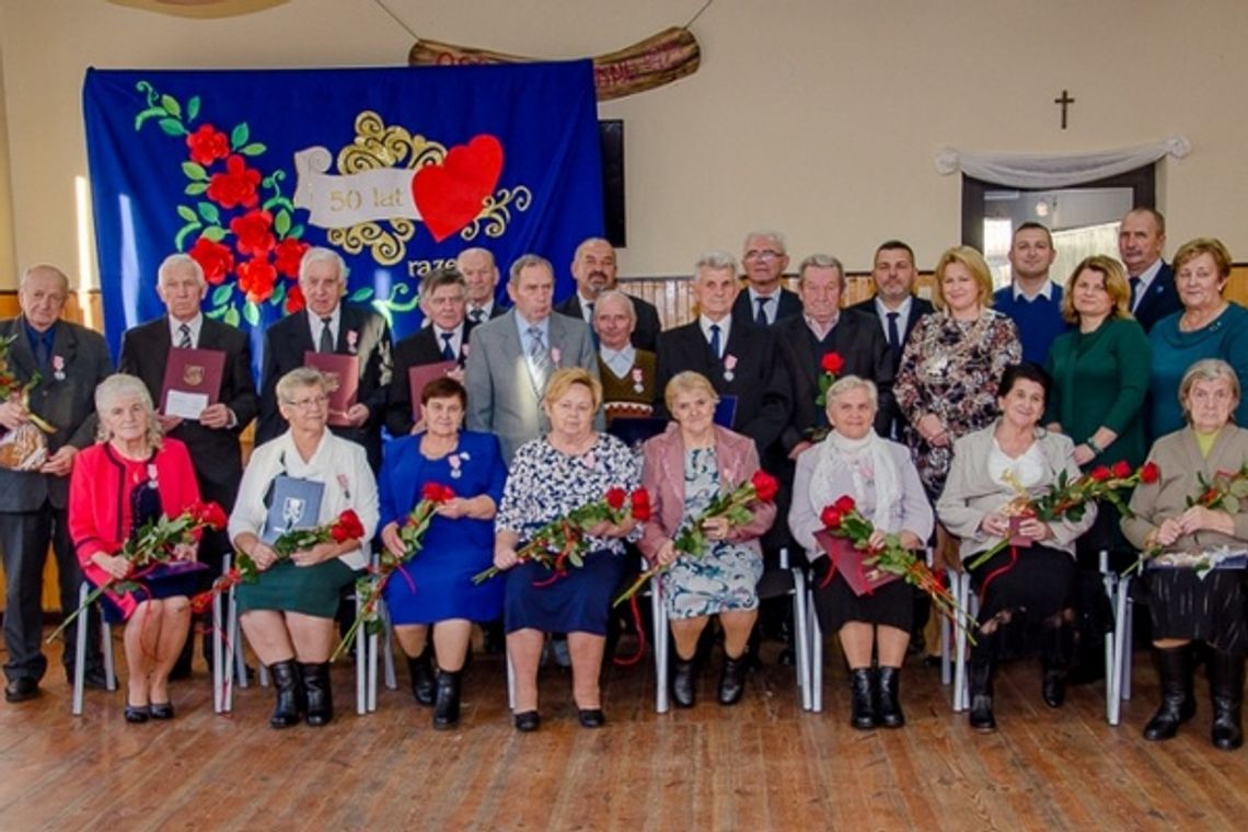 Razem przez ponad pół wieku. Złote Gody w gminie Łaskarzew