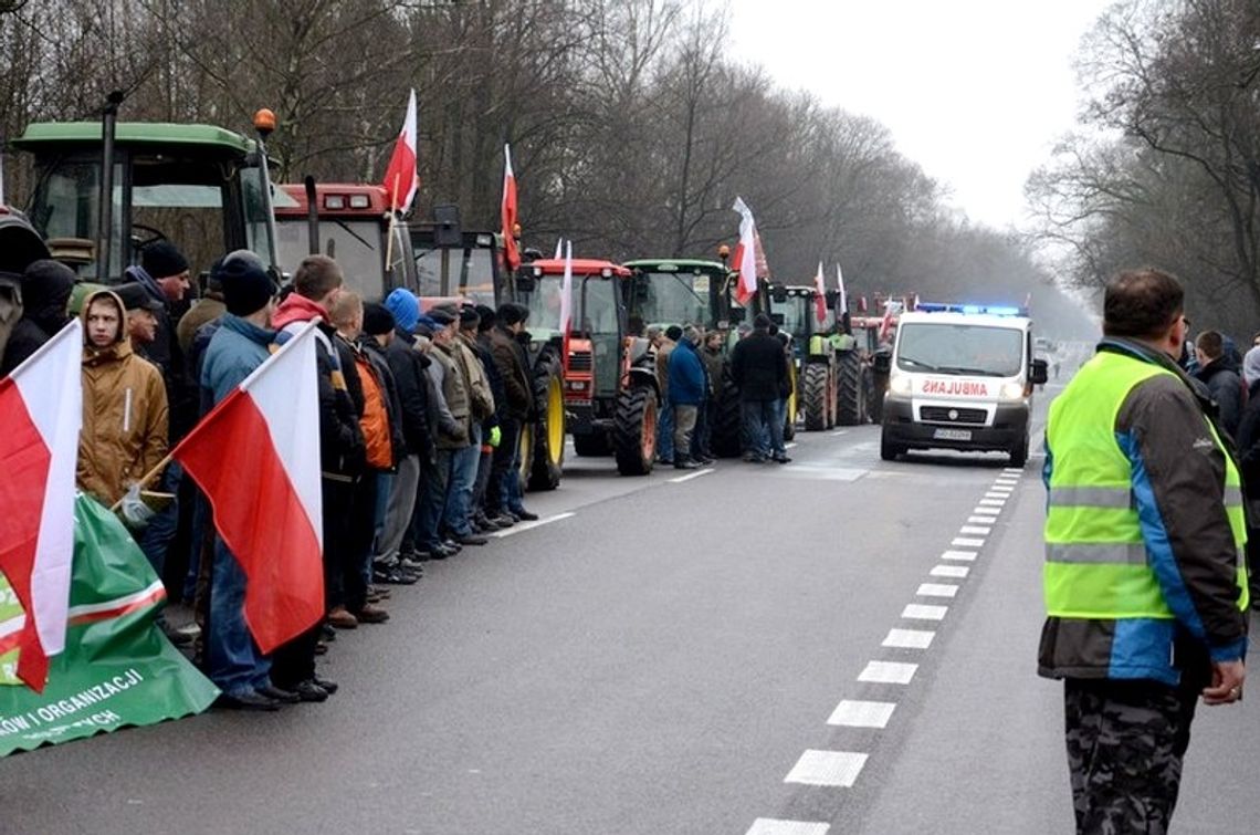 Rolnicy zablokują węzeł Gończyce przy S17