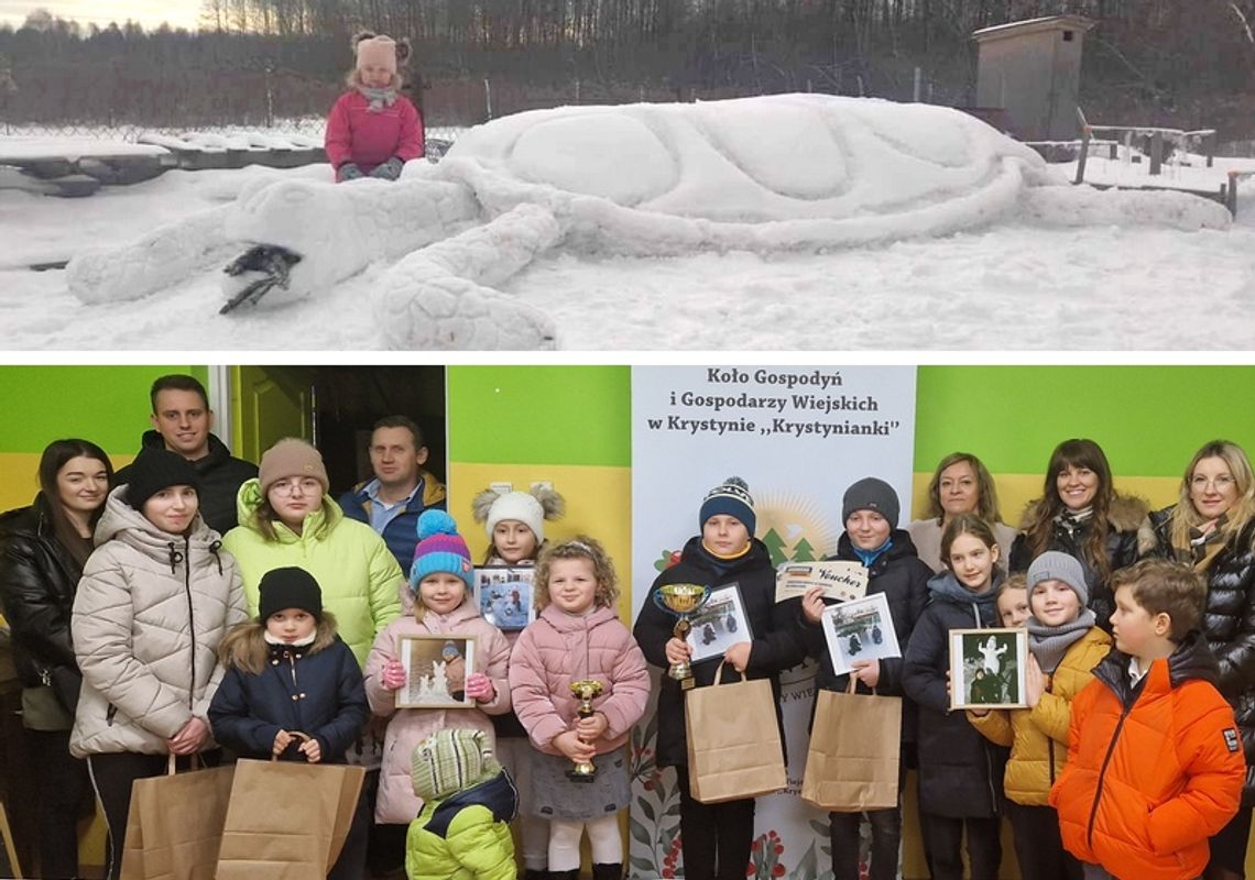 Rozstrzygnęli konkurs na najładniejszą śniegową rzeźbę