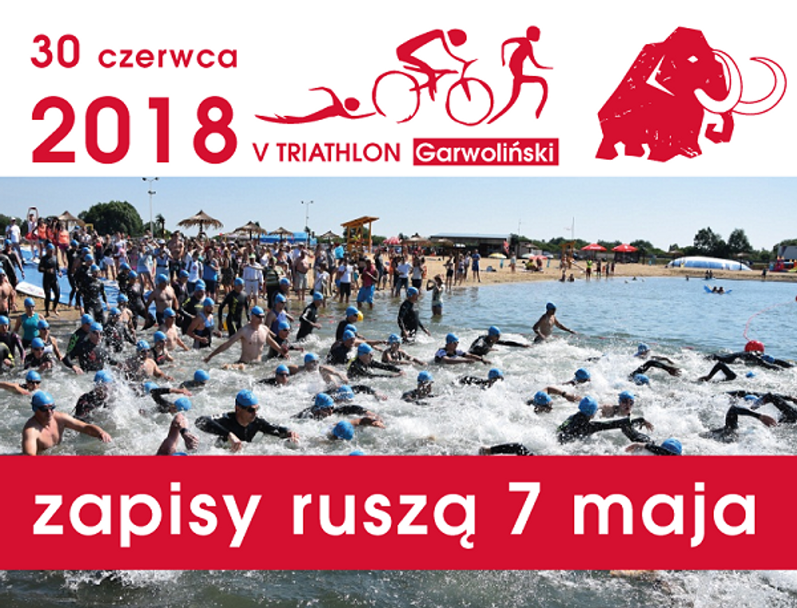 Ruszają zapisy na V Triathlon Garwoliński