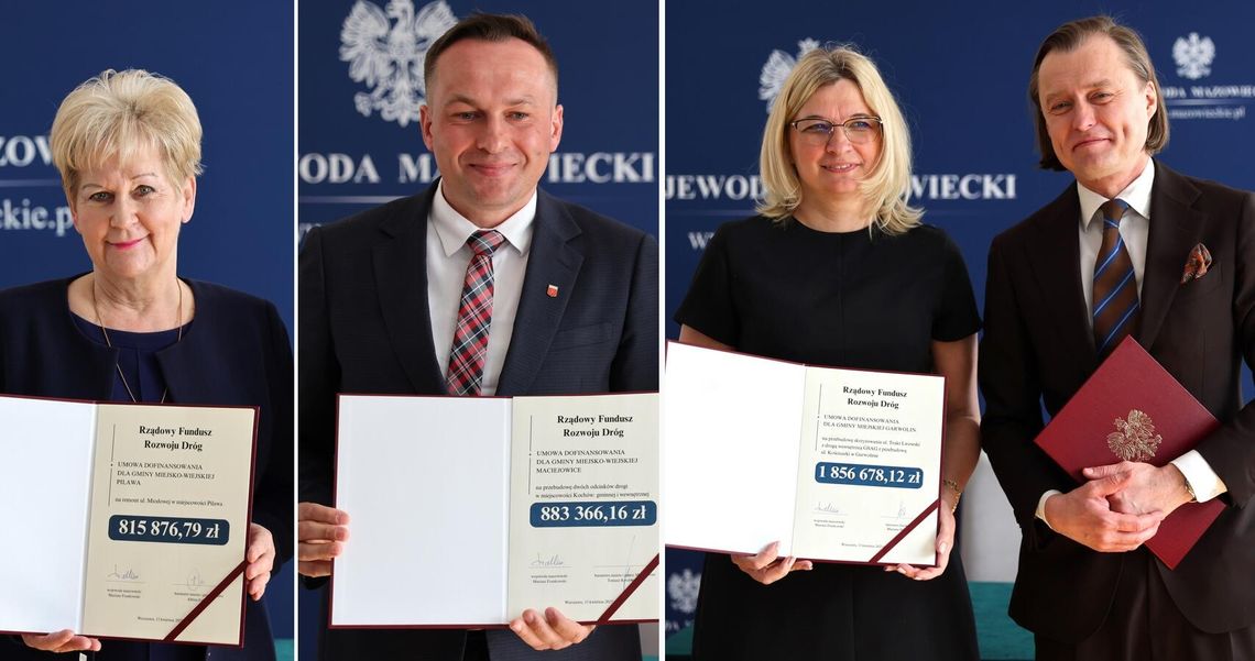 Rządowe wsparcie dla Garwolina, Pilawy i Maciejowic. Łącznie blisko 3,5 mln zł