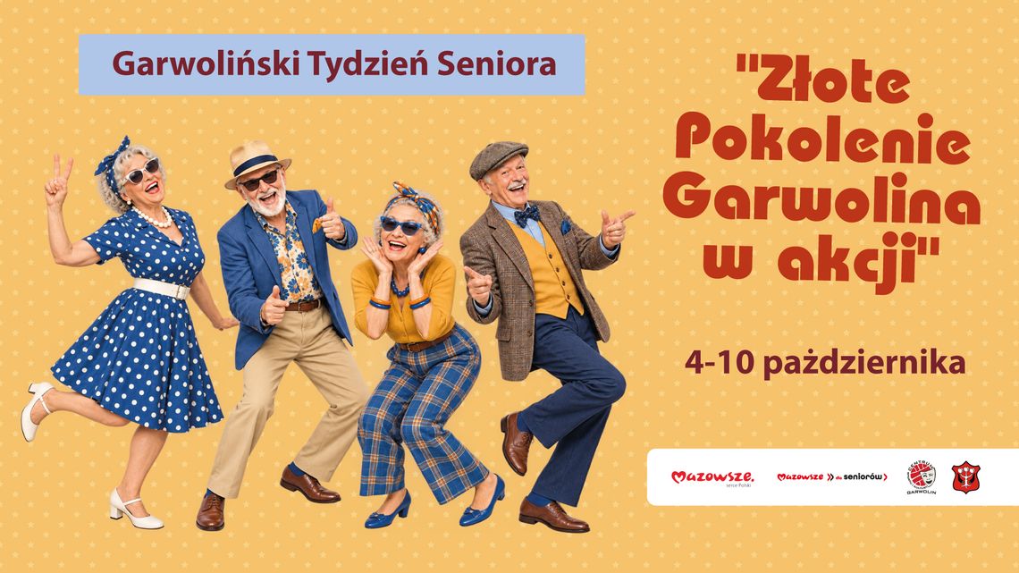 Seniorzy ruszają do akcji! Przed nami Garwoliński Tydzień Seniora Seniorzy ruszają do akcji! Przed nami Garwoliński Tydzień Seniora
