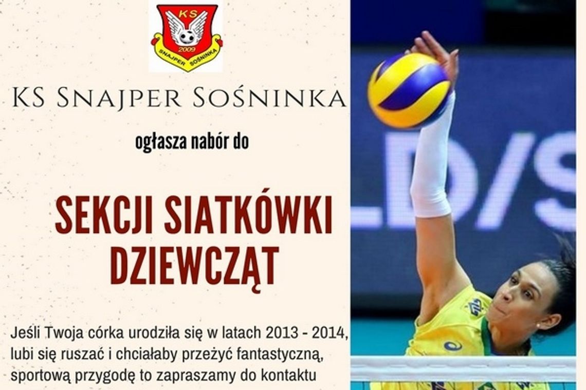 Siatkówka dla dziewcząt w Snajperze