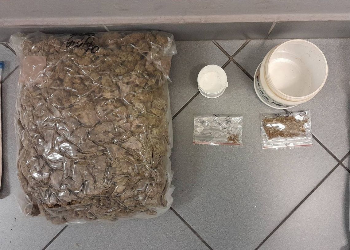 Skuteczna akcja policjantów z Garwolina – 6,5 kg przejętych narkotyków, zatrzymania i areszty [wideo]