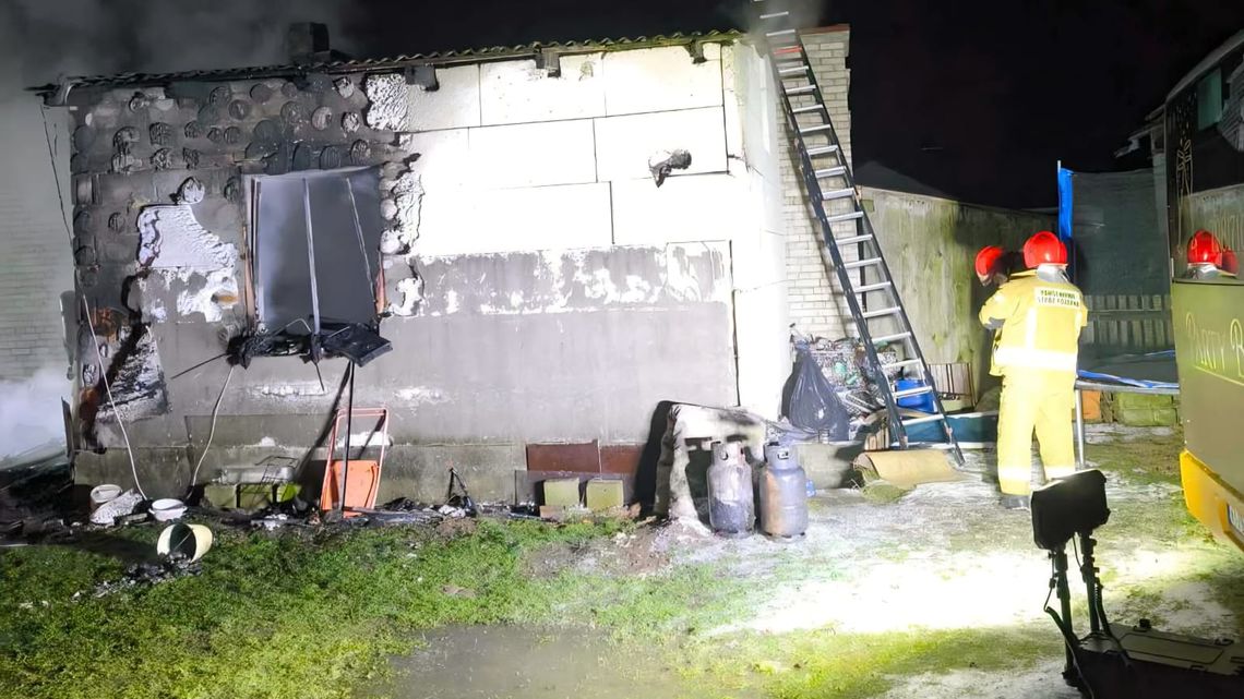 Śmiertelna ofiara pożaru budynku mieszkalnego