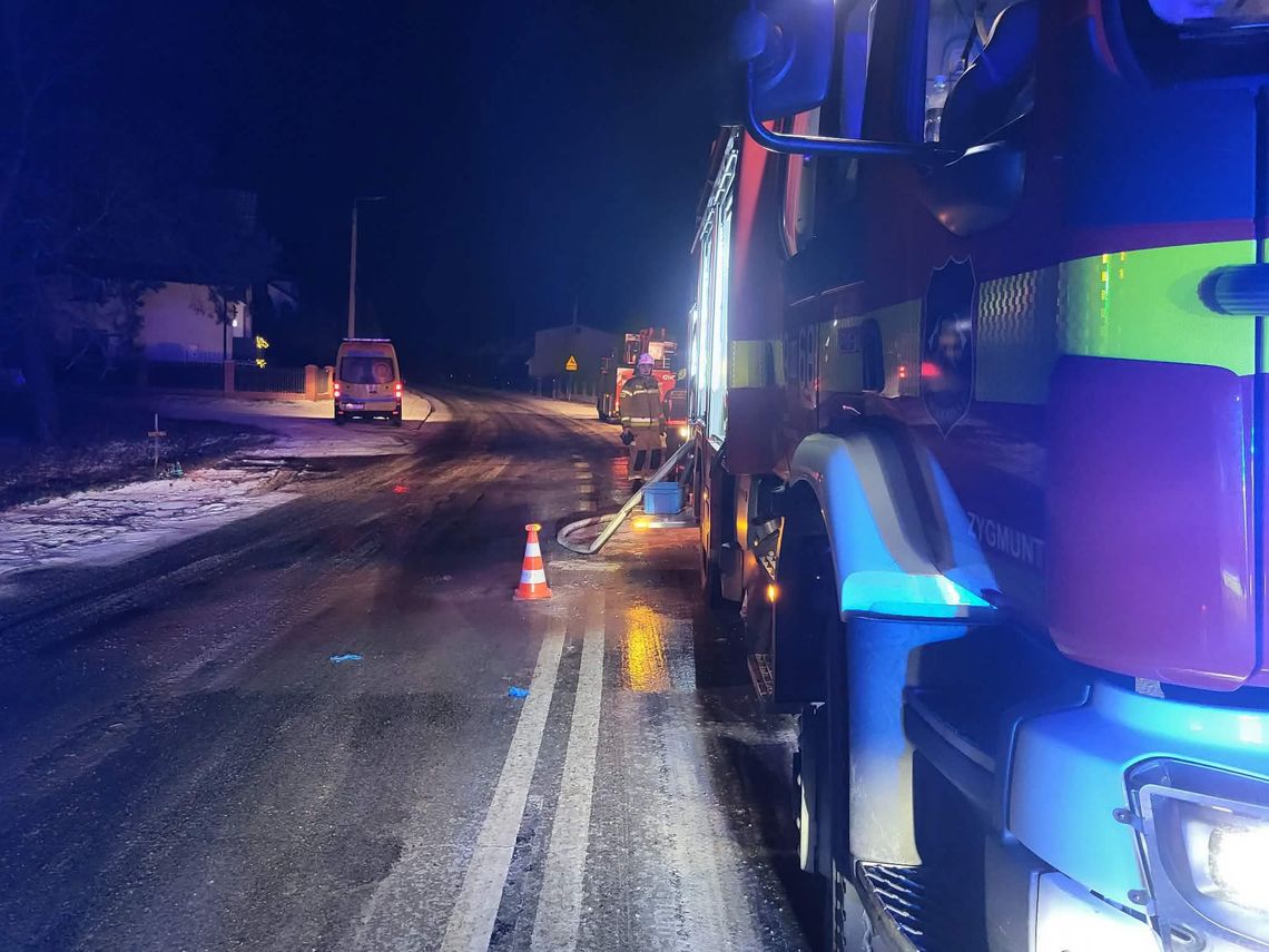 Śmiertelna ofiara pożaru budynku mieszkalnego