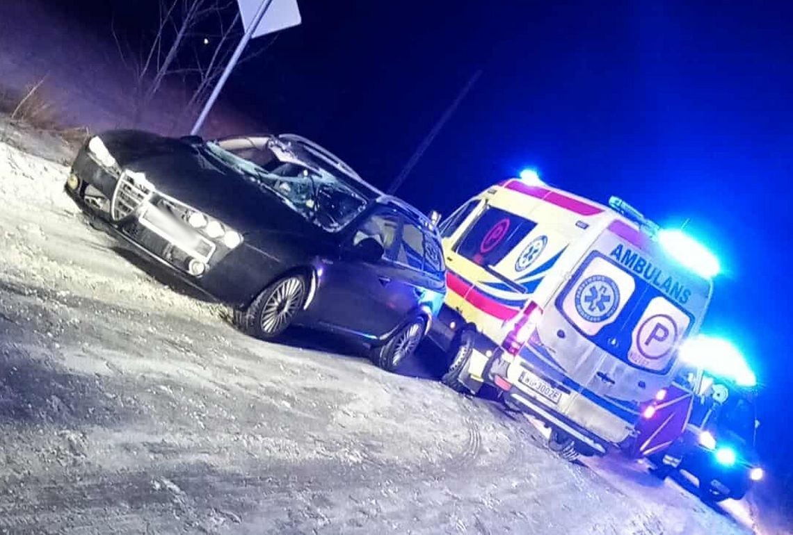 Śmiertelne potrącenie pieszego na skraju powiatu