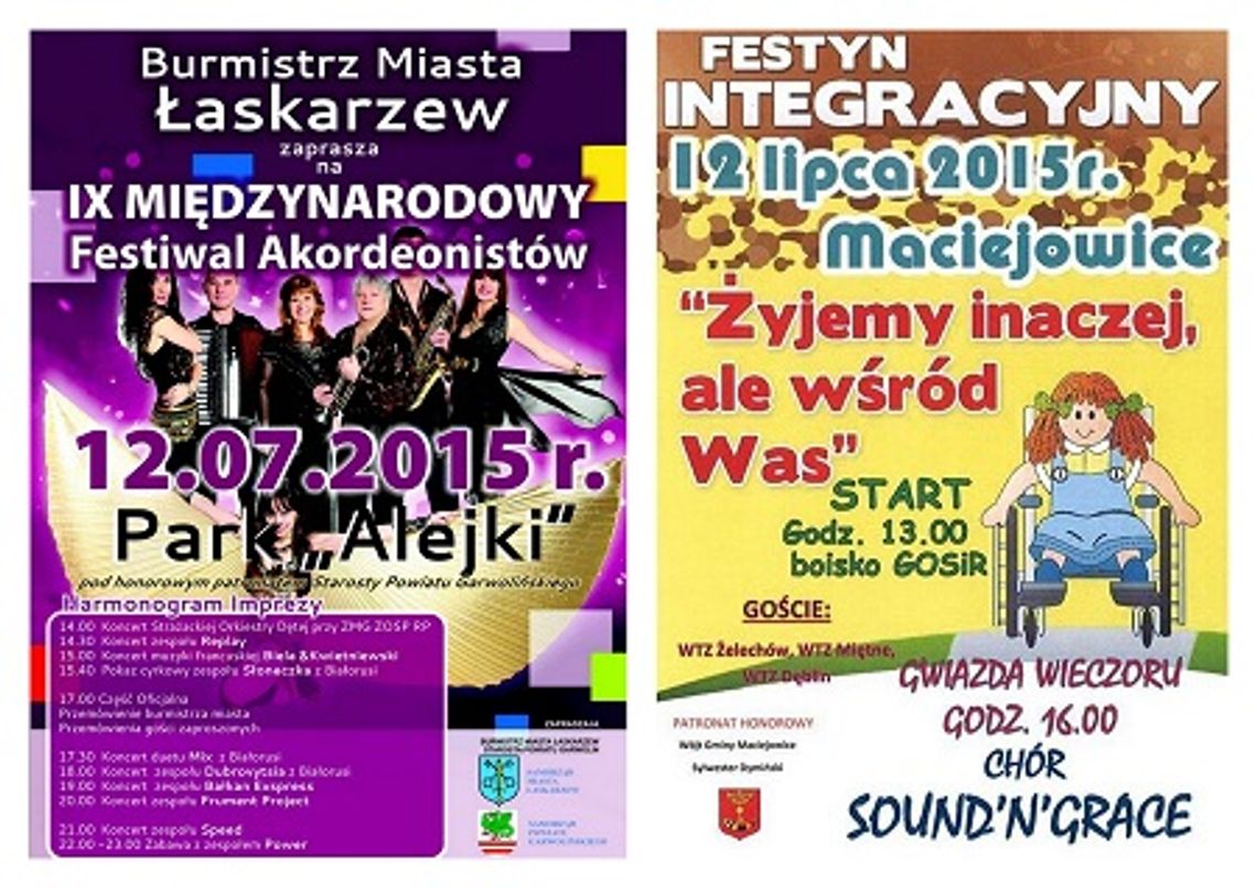 Sound?n?Grace w Maciejowicach, akordeony w Łaskarzewie