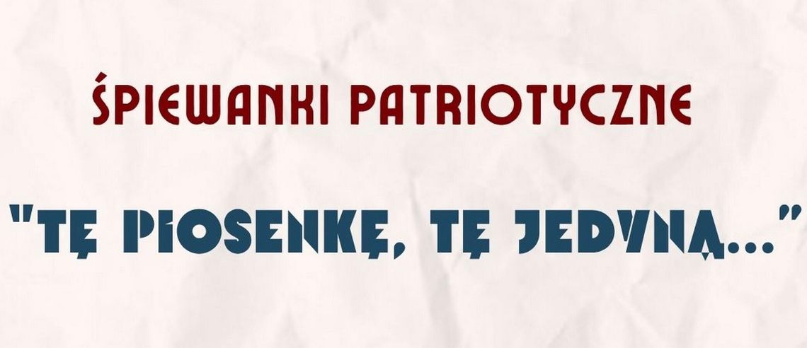 Śpiewaj z nami 11 listopada! Śpiewaj z nami 11 listopada!