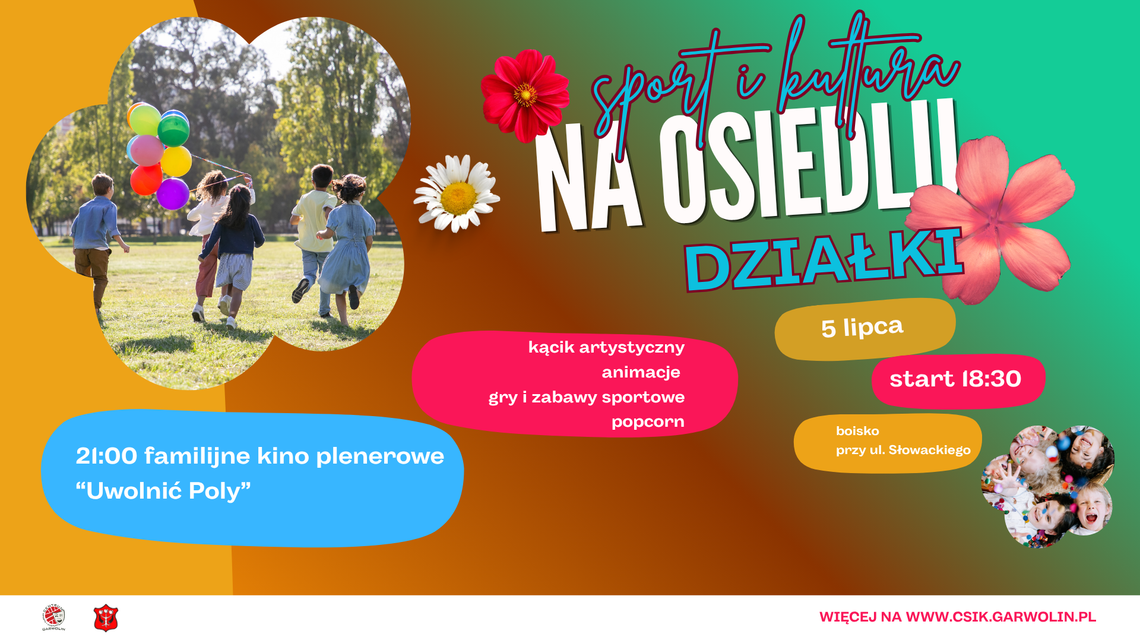 Sport i kultura na Działkach – piknik dla całych rodzin już 5 lipca