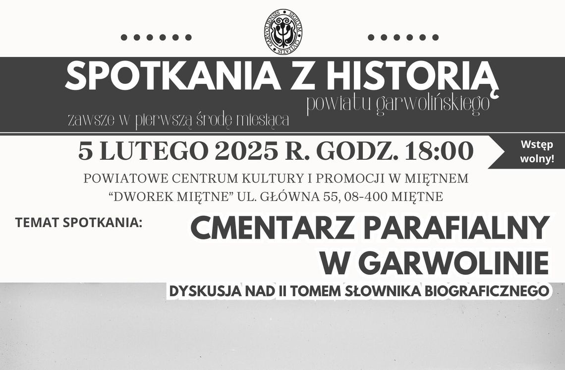 Spotkanie informacyjne w sprawie II tomu słownika biograficznego