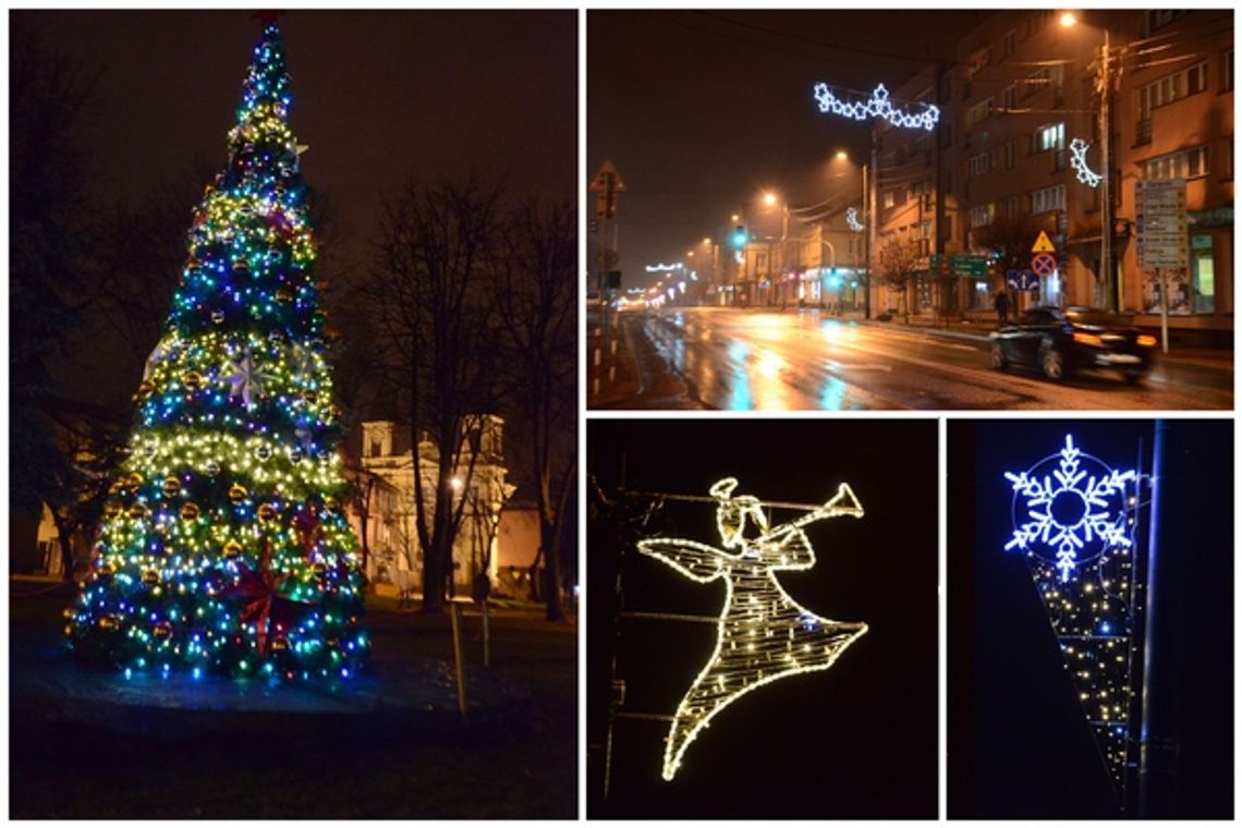 Świąteczne iluminacje przy nowych ulicach