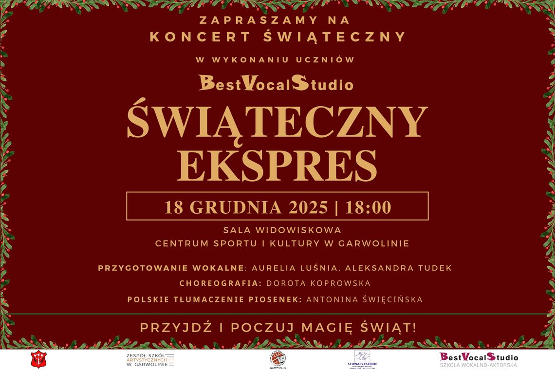 „Świąteczny Ekspres” – muzyczna podróż pełna magii świąt