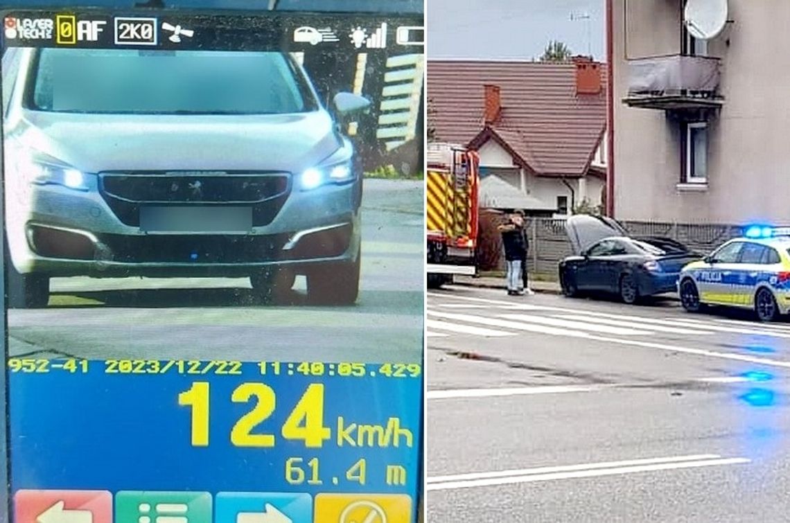 Święta na drogach: Wypadek i trzy kolizje