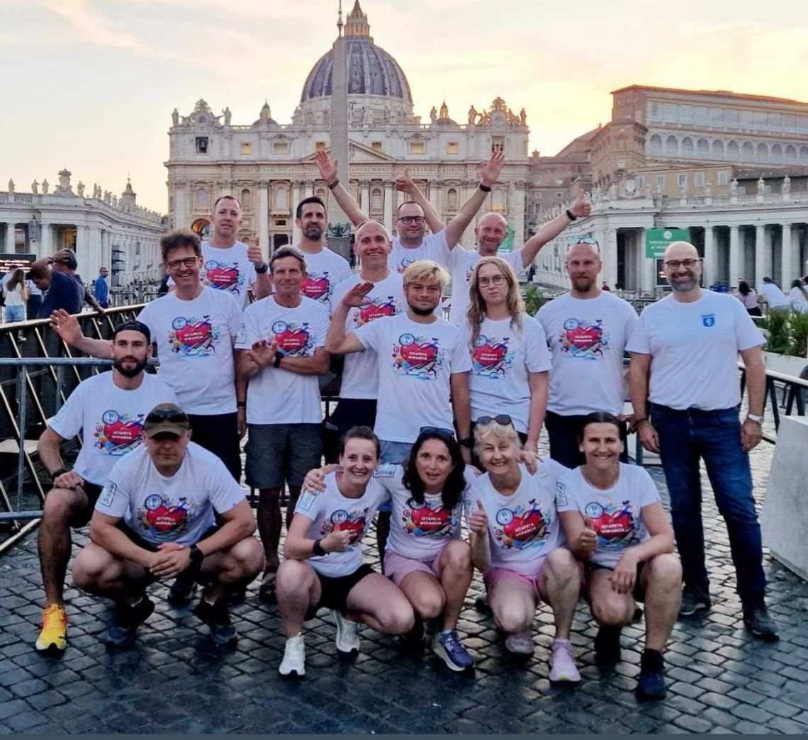 Sztafeta Wsparcia dotarła do Rzymu! 1750 kilometrów dla Piotrusia pokonane