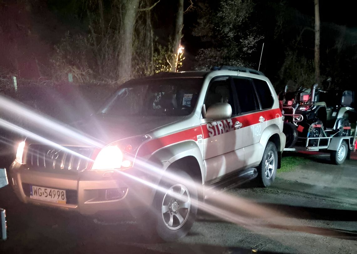 Szukali jej pod osłoną nocy