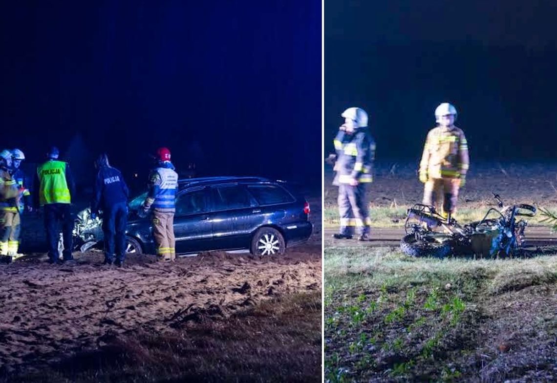 Tragedia na drodze. Nie żyje motocyklista