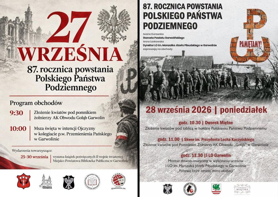 Uczcijmy razem Polskie Państwo Podziemne Uczcijmy razem Polskie Państwo Podziemne