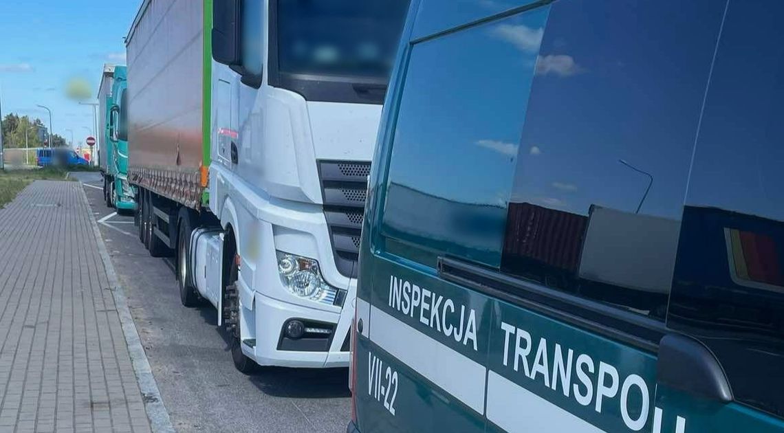Ukraiński TIR z błędem w SENT. 14 tys. zł i mandat od ITD
