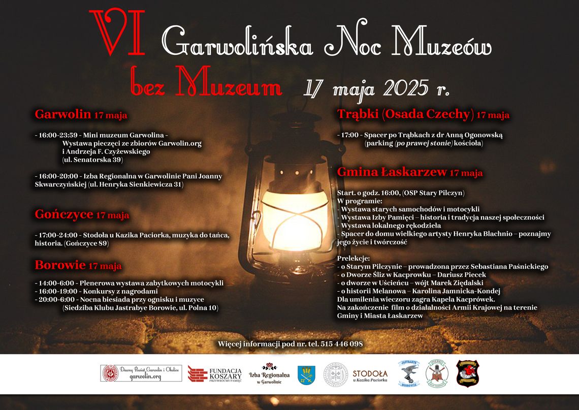 VI Garwolińska Noc Muzeów bez Muzeum już w sobotę