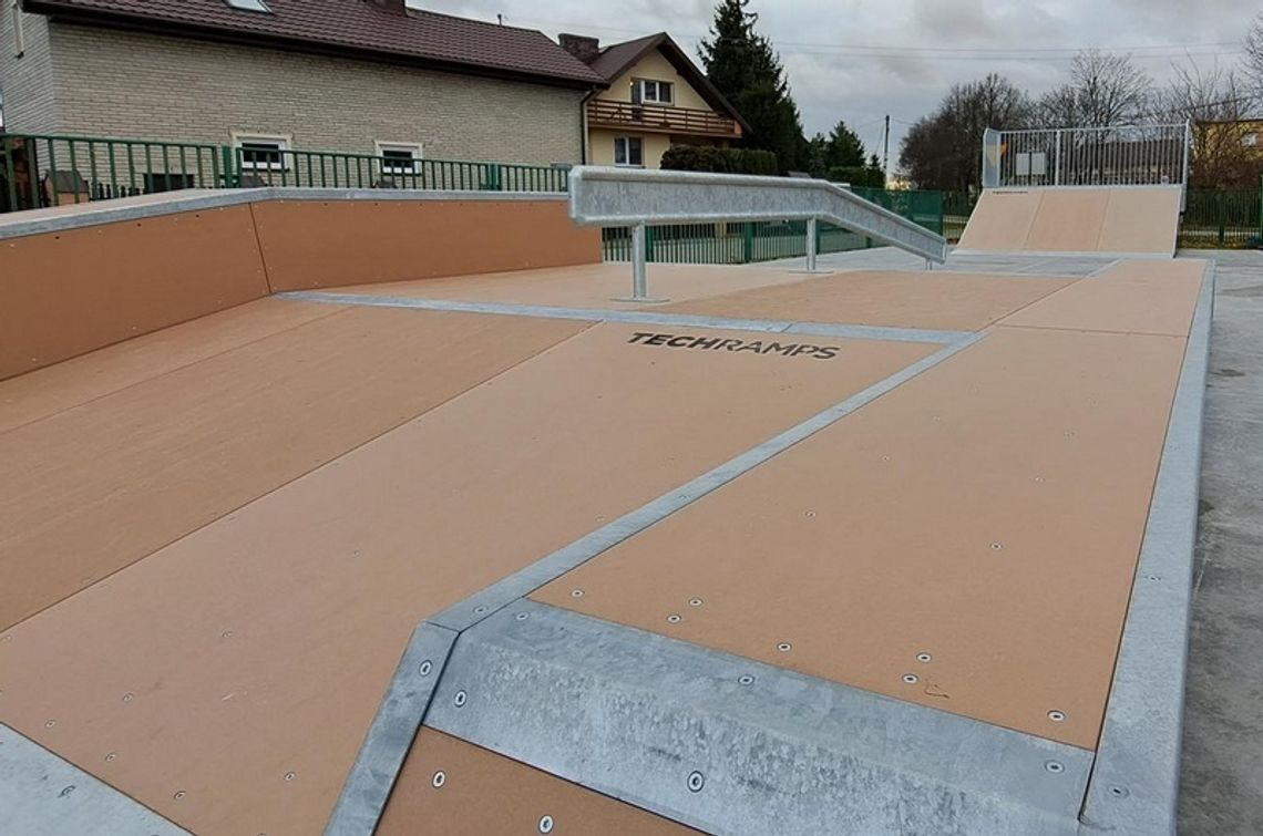 W Maciejowicach powstał skatepark modułowy 