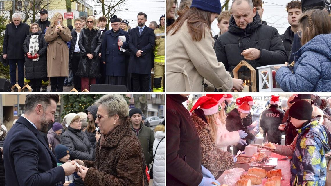 Wigilia na Skwerku z opłatkiem i kolędą