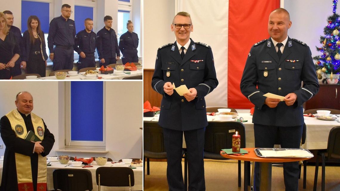 Wigilijne spotkanie policjantów KPP Garwolin
