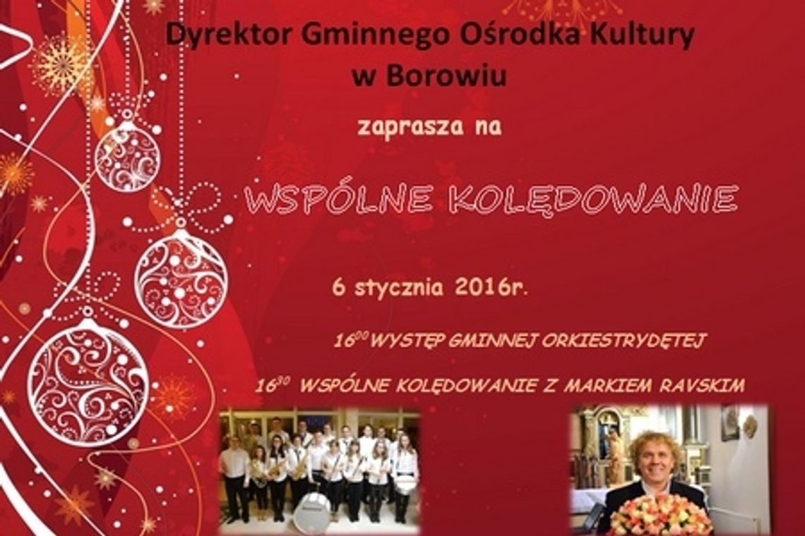 Wspólne kolędowanie w Borowiu