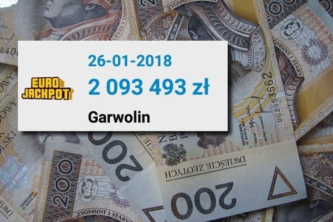 Wygrana w Garwolinie! Szczęśliwiec zgarnął ponad 2 mln!