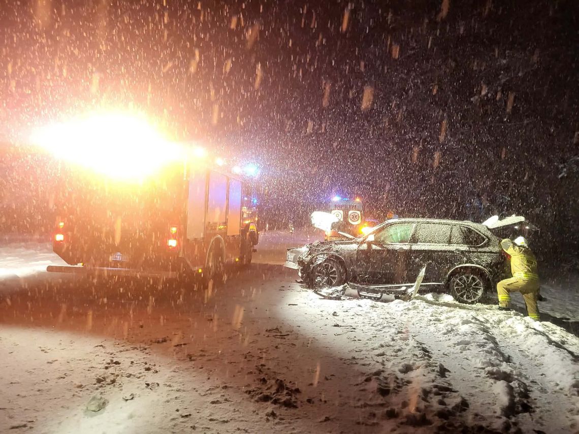 Wypadek na nadwiślance po zasłabnięciu kierowcy