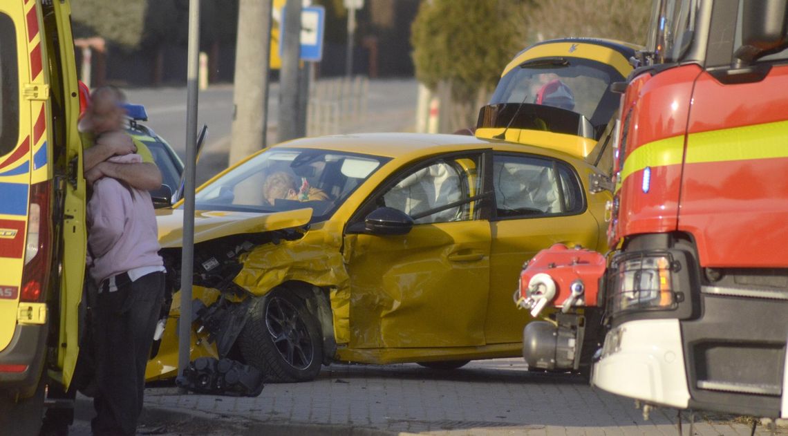 Wypadek na Staszica. Droga krajowa zablokowana