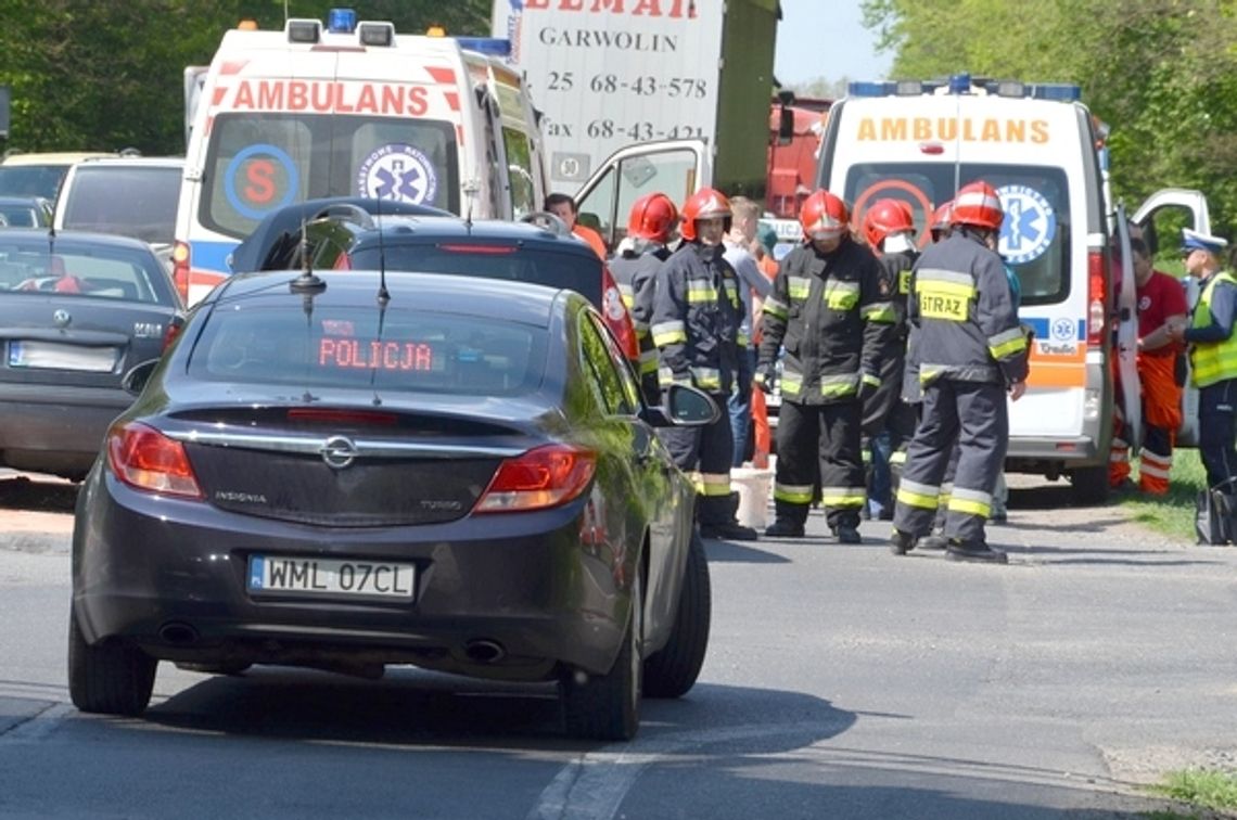 Wypadek w Gocławiu. Nie żyje motocyklista