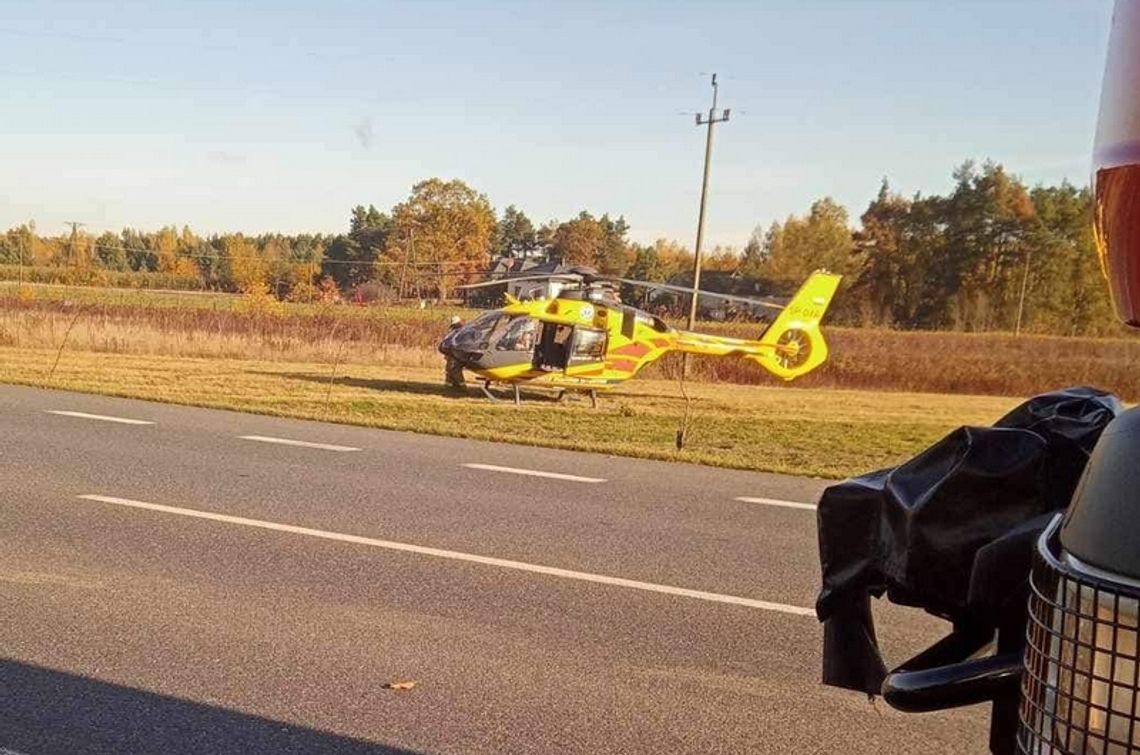 Wypadek w gospodarstwie. Ręka w kosiarce