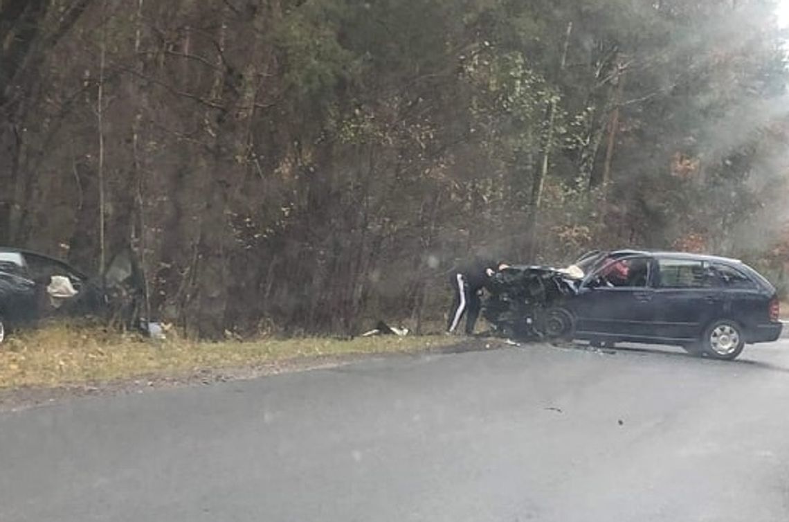 Wypadek w Łaskarzewie. Po ciężarną przyleciało LPR