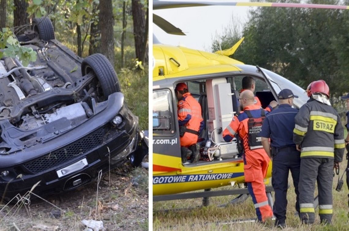 Wypadek w Rudzie. Pijany mężczyzna i pojazd niedopuszczony do ruchu