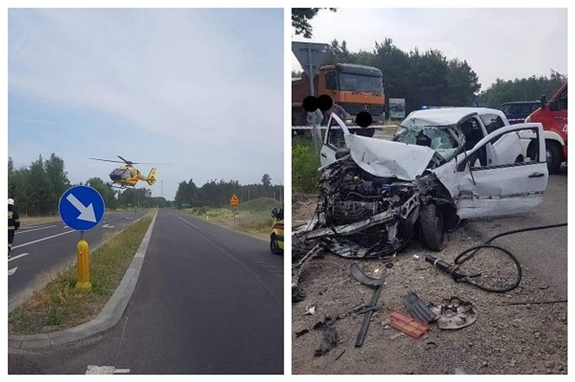 Wypadek w Wildze. Śmigłowiec LPR w drodze