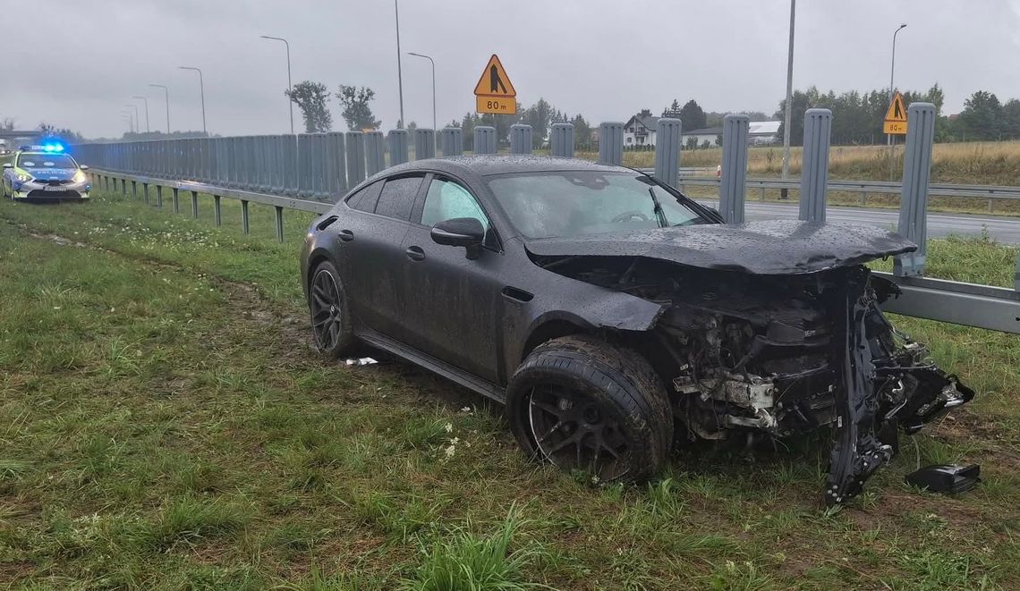 Za szybko na S17 w Mercedesie Za szybko na S17 w Mercedesie