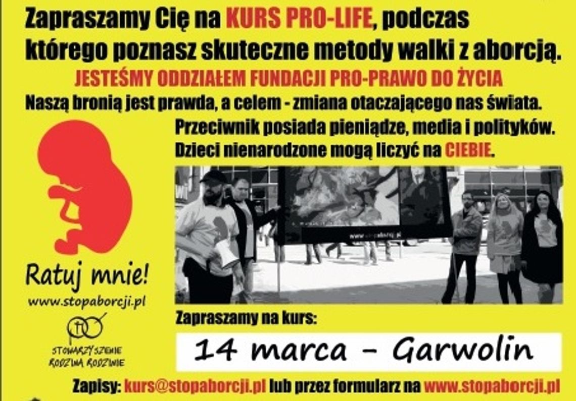 Zacznij działać - kurs prolajferów w Garwolinie