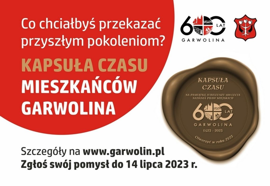 Zakopią na skwerze kapsułę czasu