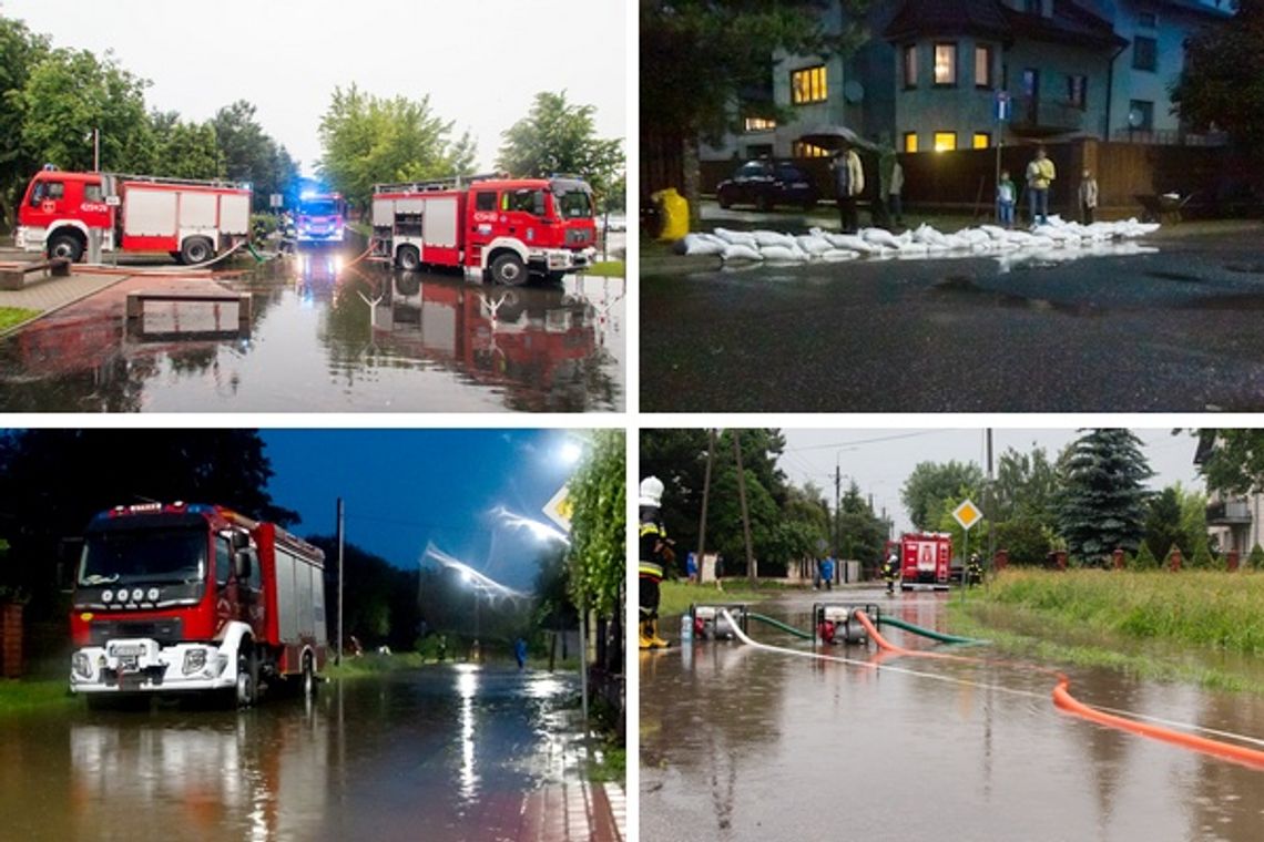 Zalany powiat. Strażacy walczą z podtopieniami [aktualizacja]